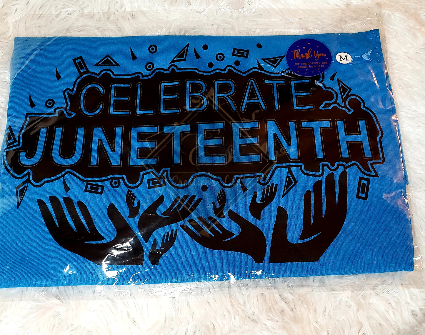 Blue, Medium Celebrate Juneteenth Tee (Clearance)